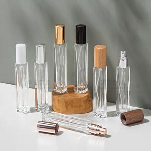 Flacon de parfum en forme de courge amère 10ml en verre rechargeable avec vaporisateur haut de gamme C008 scellé en plastique pleine page - Product Image 2