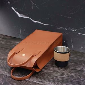 Sacs cadeaux pour bouteille de champagne ou de bière, sacs de transport réutilisables pour vin, sac cadeau portable pour vin avec poignée - Product Image 4
