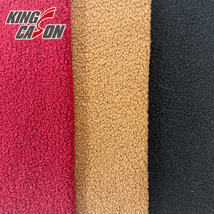 KINGCASON - Tela de Forro Polar de Color Sólido de Bajo Pedido Mínimo, Tela Compuesta de Forro Polar de 120 g/m² para Ropa de Invierno Sudamericana - Product Image 1
