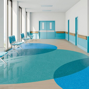 Revêtement <span class=keywords><strong>de</strong></span> sol industriel en vinyle PVC à dos en maille bleue, rouleau <span class=keywords><strong>de</strong></span> <span class=keywords><strong>moquette</strong></span> plastique pour écoles et espaces commerciaux, <span class=keywords><strong>prix</strong></span> usine - Product Image 2