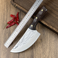Couteau de boucher couperet forgé en bois massif de Style chinois pour poulet cochon boeuf mouton pour cuisine et couteau à poisson à viande en plein air