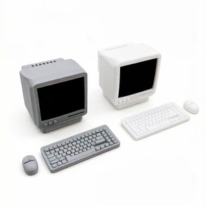<strong>Dollhouse</strong> mini appliances, mini computer model, Blythe doll accessories, vintage desktop computer - Product Image 5