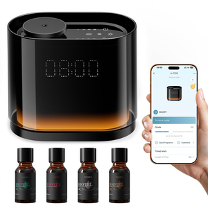 OEM/ODM Premium Clock Aroma Diffuser Smart Bluetooth Control <b>Essential</b> Oil Diffuser with Breathing Light for Gift & <b>Home</b> - Product Image 1