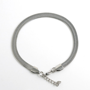 Zogxin Men's Gold Plated Snake Chain Bracelet Zinc Alloy Geometric Design Fashion Jewelry - Product Image 5