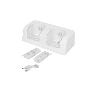 Station de charge en plastique de haute qualité pour les batteries de manettes <span class=keywords><strong>Wii</strong></span>, accessoires avec support de charge <span class=keywords><strong>compatible</strong></span> avec la console de <span class=keywords><strong>jeu</strong></span> <span class=keywords><strong>Wii</strong></span> - Product Image 4