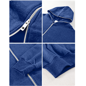 Felpe <span class=keywords><strong>con</strong></span> Zip Integrale Unisex Stile Streetwear <span class=keywords><strong>con</strong></span> Logo Personalizzato, Produttore all'Ingrosso di Felpe <span class=keywords><strong>con</strong></span> <span class=keywords><strong>Teschio</strong></span> e Zip Completa - Product Image 2