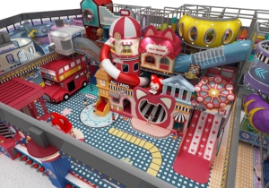 Equipo de Juegos Infantiles con Temática de Transporte Futurista para Entretenimiento Familiar en Interiores y Centros de Actividades en Centros Comerciales - Product Image 2