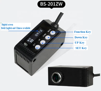 Sensor Warna Optoelektronik BOJKE BS-201ZW untuk Mesin Pengemas Otomatis Industri, Sensor Tanda Warna Cetak RGB, Respon Cepat