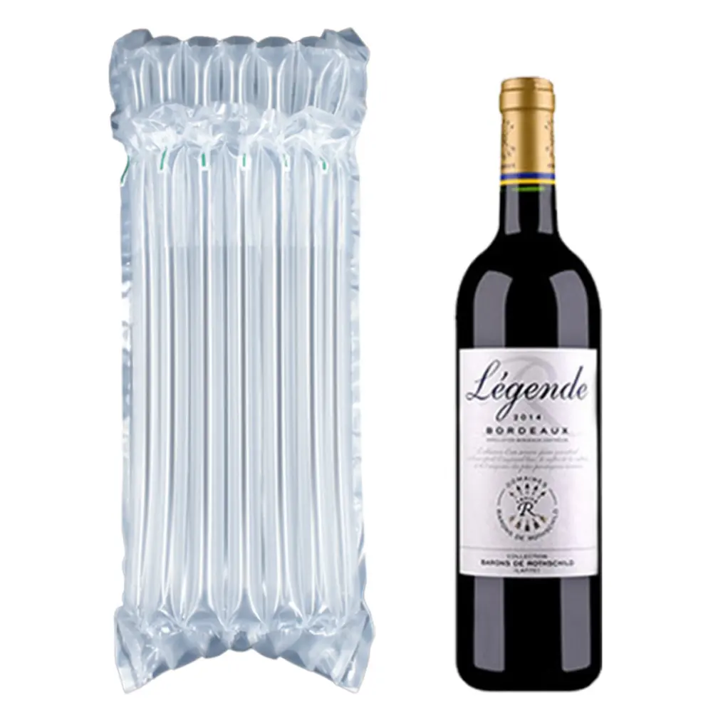 Chất lượng cao mạnh mẽ bảo vệ rượu vang lô hàng Bao bì bong bóng không khí Đệm gối cột túi Inflatable
