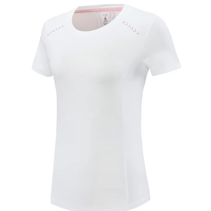 Kaos Yoga Lengan Pendek Custom, Lembut, Menyerap Keringat, 4 Arah Stretch, Ringan, Atasan Gym Fitness Lari, Grosir - Product Image 2