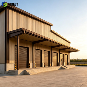 Almacén de Acero Galvanizado Resistente a la Intemperie, Estructura de Acero de Gran Resistencia, Instalación Industrial de Gran Capacidad - Product Image 1