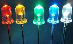 直径5mmラウンドf5mm2ピンLED発光ダイオードLEDランプ赤 - Product Image 4