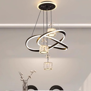 Đèn pha lê hiện đại sang trọng phòng ăn Đèn chùm nhà dẫn cảm giác tiên tiến đèn phòng khách 120W 220V 3cct Mặt dây chuyền chiếu sáng 2025 - Product Image 4