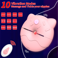 OEM Silikon Wasserdichter 10-Gang Aufladbarer Ferngesteuerter Unterwäsche-Vibrator Nippel-Stimulator
