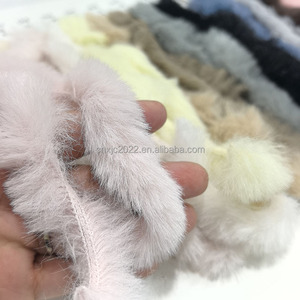 Chất Lượng Cao 100% <span class=keywords><strong>Polyester</strong></span> 100G Chồn Giống Như Giả Lông Thú Ưa Thích Sợi Tái Chế Độ Kiên Trì Cao Bông Pha Trộn Dệt Kim Sợi Cho Áo Len - Product Image 5