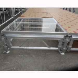 4x4ft retractable <b>stage</b> <b>platform</b> height adjustable portable trade show <b>stage</b> - Product Image 2