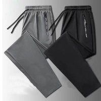 Long silk pants for men, real silk trousers with elastic drawstring–  Asilklife