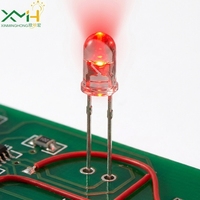 Diodes LED transparentes de 5 mm sans bordure, couleur unique rouge, orange, jaune, vert, bleu, lampe LED