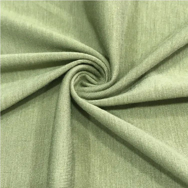 Высококачественная хлопчатобумажная ткань 200gsm 95% полиэстер 5% спандекс футболка ткань