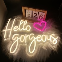 Livraison rapide livraison directe décoration enseigne au néon en acrylique Logo personnalisé enseigne au néon LED personnalisée livraison directe pour la fête