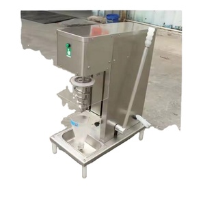 Machine à crème glacée manuelle de yaourt de bureau de mélangeur de crème glacée de fruits frais commerciaux - Product Image 4