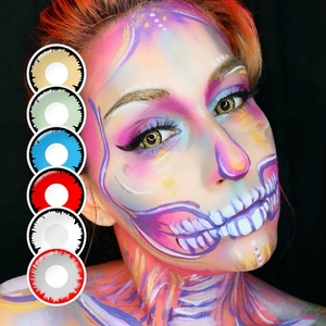 Lentilles de <span class=keywords><strong>contact</strong></span> Pseyeche red crazy incroyables lentilles de <span class=keywords><strong>contact</strong></span> d'halloween sharingan cosplay lentilles de <span class=keywords><strong>contact</strong></span> lentilles de yeux - Product Image 1