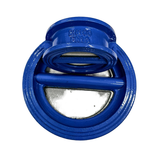 Fabrikpreis Hochwertige Duktileisen-Rückschlagklappe DH77X-16Q Einweg-Rückschlagventil Wafer-Typ Doppelplatten-Rückschlagventil - Product Image 2