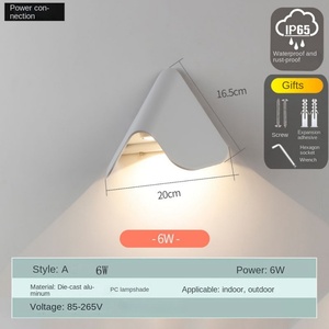 New Outdoor Wall Lamp Living Room Hotel LED Lamp Modern Minimalist Outdoor Waterproof Lamp Wall Mounted - Product Image 5