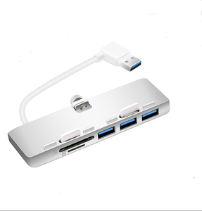 Lector de Tarjetas SD y TF de Aluminio con 3 Puertos <span class=keywords><strong>USB</strong></span> 3.0 y Botón Fijo para <span class=keywords><strong>iMac</strong></span>, Gran Venta - Product Image 1