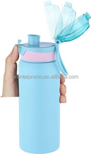 Flacon à vide moderne isolé en acier inoxydable <span class=keywords><strong>sans</strong></span> BPA de 600ml avec grande capacité pour logo personnalisé d'eau chaude et froide - Product Image 2