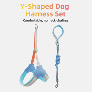 Y Şekilli Köpek Tasması, Fabrikadan Doğrudan, Neopren Malzeme, Hafif ve Nefes Alabilen Ultra Hafif Köpek Tasması, Kürk Dostu - Product Image 3