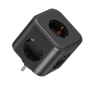 Enchufe de Torre Europeo de 16A, <span class=keywords><strong>Cubo</strong></span> de Alimentación para Escritorio con 5 Puertos, Enchufe Funcional Estilo <span class=keywords><strong>Cubo</strong></span> de <span class=keywords><strong>Rubik</strong></span> - Product Image 3