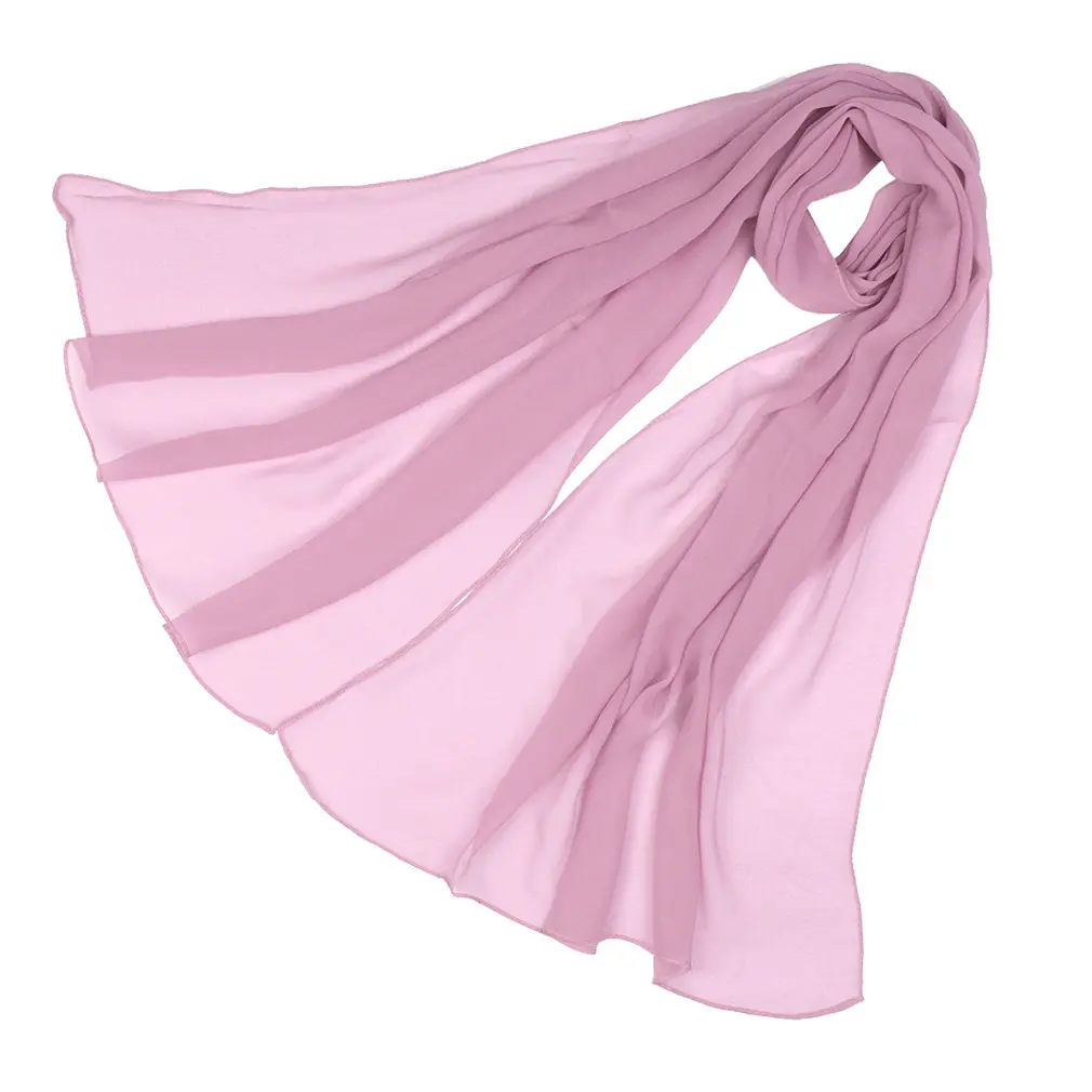 Lembut ringan foulard sifon intimated sutra syal jilbab selendang tabir surya pantai syal syal bungkus