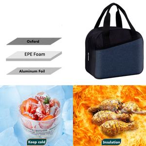 Hot Selling Oxford Cloth Thermal Cooler Bag Custom logo Portable Office School Picnic Lunch Bag for Women Men - Product Image 3