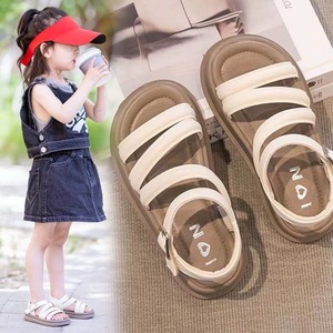 Sandalias de verano para niños con punta abierta, lindas y elegantes para estudiantes. - Product Image 1