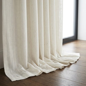 Tende Trasparenti DaiRui Effetto Lino a Righe, Filtranti la Luce, Stile Boho Rustico, per Finestre Soggiorno, Dropshipping e Ingrosso - Product Image 4