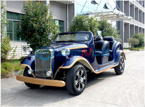 2023 điện tham quan xe buýt Golf Retro đỏ 4 + 2 chỗ ngồi xe Golf điện - Product Image 3