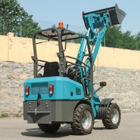 Topsense Ingrosso Caricatore Elettrico 606 con Capacità di 600 kg, Mini Caricatori a Batteria, Trattori Mini 4x4