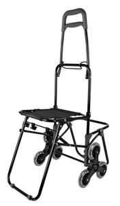 Nueva bolsa de carrito de compras plegable para escaleras de escalada con silla - Product Image 6