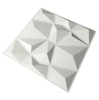 Panneau mural en PVC 3D moderne, design moderne, autocollant, 50*50cm, pour plafond, hôtel, maison, géométrique, imperméable, panneau mural en plastique