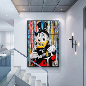 Affiches et impressions d'art de rue graffiti moderne, peinture sur <span class=keywords><strong>toile</strong></span>, images murales, vente en gros, impressions sur <span class=keywords><strong>toile</strong></span> modernes personnalisées - Product Image 3