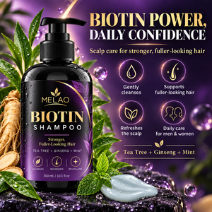 Private Label Vegan <strong>Hair</strong> Care Loss <strong>Shampoo</strong> Regrowth Thinning <strong>Hair</strong> <strong>Thickening</strong> Biotin <strong>Hair</strong> Growth <strong>Shampoo</strong> for <strong>Men</strong> - Product Image 2