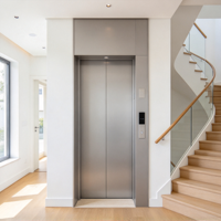 Ascenseur résidentiel à entraînement AC sans engrenages, design moderne, pour maison, villa, immeuble, programme de fourniture aux acheteurs, offre spéciale