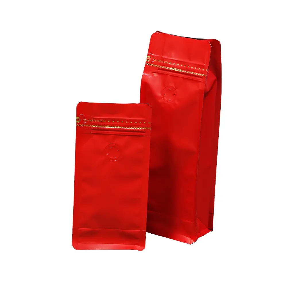 カスタム空のコーヒーバッグカスタムプリントコーヒー豆包装袋バルブ付きコーヒーバッグ
