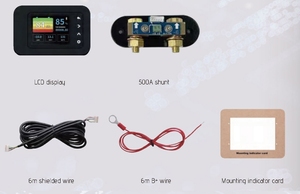 Alteenador Smart Shunt Probador de alternador automotriz Pantalla LCD digital Probador de capacidad de batería y <span class=keywords><strong>corriente</strong></span> - Product Image 6