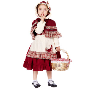 Costume <span class=keywords><strong>de</strong></span> Cendrillon pour filles, Halloween, robe en dentelle Lolita, cape, <span class=keywords><strong>conte</strong></span> <span class=keywords><strong>de</strong></span> fées, spectacle <span class=keywords><strong>de</strong></span> théâtre, performance, fête <span class=keywords><strong>de</strong></span> Noël, cosplay - Product Image 3