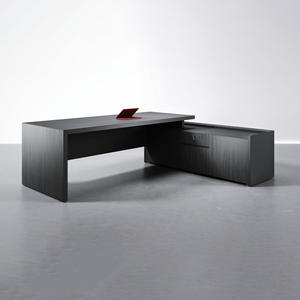 โต๊ะสำนักงานทันสมัยโต๊ะสำนักงานหรูหราโต๊ะผู้บริหารห้องผู้จัดการใหญ่ - Product Image 1