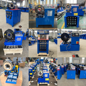 ماكينة تجعيد الخراطيم من 1/4 إلى 2 بوصة، ماكينة تجعيد الخراطيم المطاطية، مناسبة لتصنيع المعدات الهيدروليكية. - Product Image 2