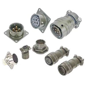 Conector Circular de Aleación de Aluminio <span class=keywords><strong>MIL</strong></span> 26482 para Aviación, 4-10P, 8 Pines, Macho y Hembra, Impermeable IP67/IP68, 850V, Contactos de Aleación de Cobre - Product Image 4