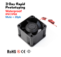 Ventilateur de refroidissement axial DC haute vitesse pour serveur, 40x40x28mm, PWM mini 40mm 5V 12V 24V pour dissipation thermique de convertisseur de fréquence